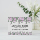 Cartes de recette simples à fraise violette (Debout devant)