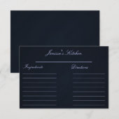 Cartes de recettes (3,5 po x 5 po) (Devant / Derrière)