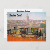 Cartes de recettes Art italien (Devant / Derrière)