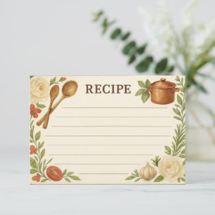 Cartes de recettes aux beaux accents de la Toscane