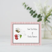 Cartes de recettes aux cerises Bumble Bee (Debout devant)