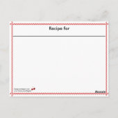 Cartes de recettes Cherry Retro (Dos)