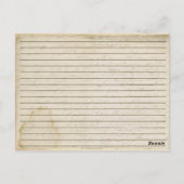 Cartes de recettes Crock et Blue Basket (Dos)