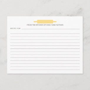 Cartes de recettes de broches