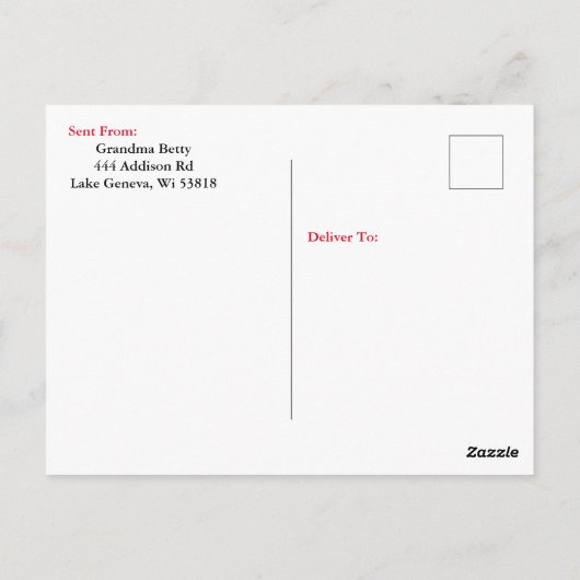 Cartes de recettes de cupcake de vanille (Dos)