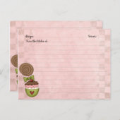 Cartes de recettes de dessert (Devant / Derrière)