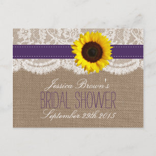 Cartes de recettes de douche de mariée au tourneso