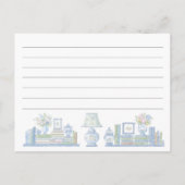 Cartes de recettes de douche de mariée botanique v (Dos)