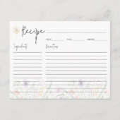 Cartes de recettes de Fête des mariées Fleur sauva (Devant)