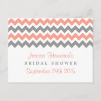 Cartes de recettes de Fêtes des mariées Chevron mo