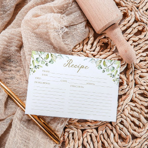 Cartes de recettes de Fêtes des mariées vertes