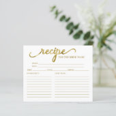 Cartes de recettes de mariage avec calligraphie ch (Debout devant)
