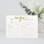 Cartes de recettes de mariage avec calligraphie ch (Debout devant)