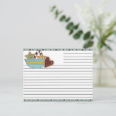 Cartes de recettes de Noël (Debout devant)