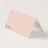 Cartes de recettes de potluck Pois blanches et bla (Dos)