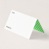 Cartes de recettes de potluck Potluck Potluck Lime (Dos)