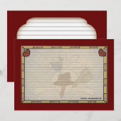 Cartes de recettes de vacances (Devant / Derrière)