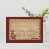 Cartes de recettes de vacances (Debout devant)