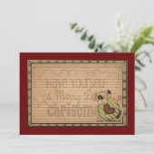 Cartes de recettes de vacances (Debout devant)