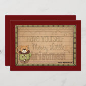 Cartes de recettes de vacances (Devant / Derrière)