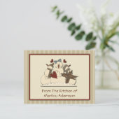 Cartes de recettes des Snowmen primitifs (Debout devant)