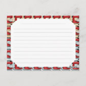 Cartes de recettes du mélangeur de stand rouge rét (Dos)