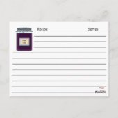 Cartes de recettes Jelly Jars (Dos)