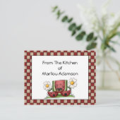 Cartes de recettes Lady Bugs et Watermelon (Debout devant)