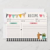 Cartes de recettes Modern Farmhouse Fun | (Devant)