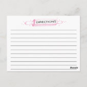 Cartes de recettes Pink Sketched Kitchen Tools (Dos)