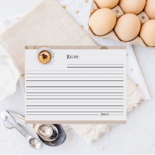 Cartes de recettes pour une Baby Shower autour du
