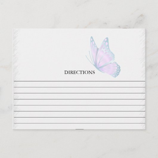 Cartes de recettes simples Turquoise et Mauve papi (Devant)