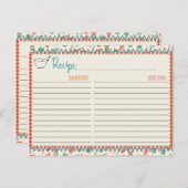 Cartes de recettes Sugar and Spice (Devant / Derrière)