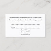 cartes de recommandation d'amis (Devant)