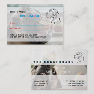 cartes de recommandation grands danois