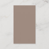 Cartes de récompense de fidélité Taupe Luxe (Dos)