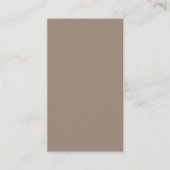 Cartes de récompense de fidélité Taupe Luxe (Devant)