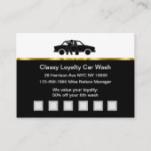 Cartes de récompenses de fidélité des clients pour (Devant)