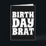 CARTES DE RECONNAISSANCE DE BRAT BRAT<br><div class="desc">CARTE À ROSE BRAT D'ANNIVERSAIRE. A L'INTÉRIEUR : JEUX ANNIVERSAIRE !</div>