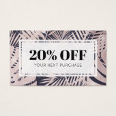 Cartes de réduction Tropical Logo Coupon (Devant)