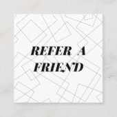 Cartes de référence géométriques minimalistes (Devant)