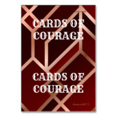 Cartes de référence Red Gold pour le jeu (Par défaut)
