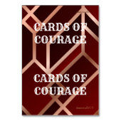 Cartes de référence Red Gold pour le jeu (Par défaut)