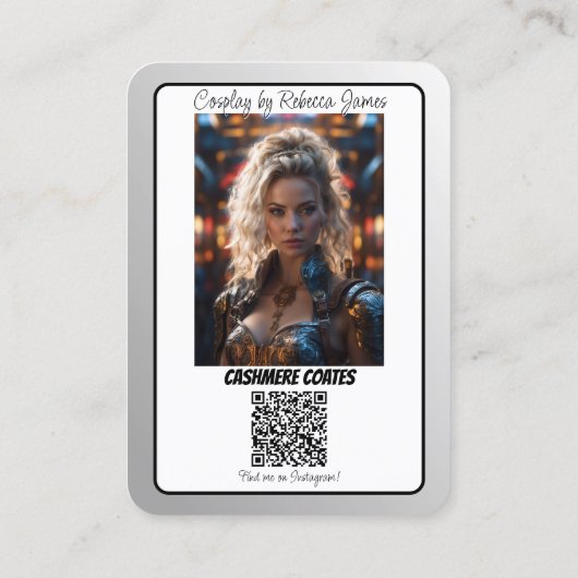 Cartes de réflexion | Code QR + recto double (Dos)