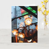 Cartes de réflexion et de lampes d'atmosphère pari (Fleur jaune)