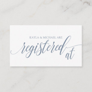 Cartes de Registre de Mariage Calligraphiées - Ble