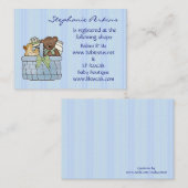 Cartes de registre du panier-cadeau pour bébés (Devant / Derrière)