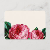 CARTES DE REGISTRE MARIAGE DE DÉCOUPAGE FLORALE vi (Dos)