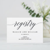 Cartes de Registre - Script moderne (Debout devant)