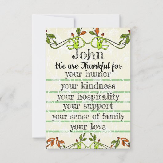 Cartes de réglage  (Devant)